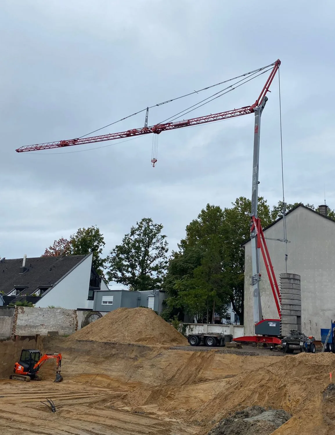 Grue 1136 RBI Eurogrue en action en Franche-Comté