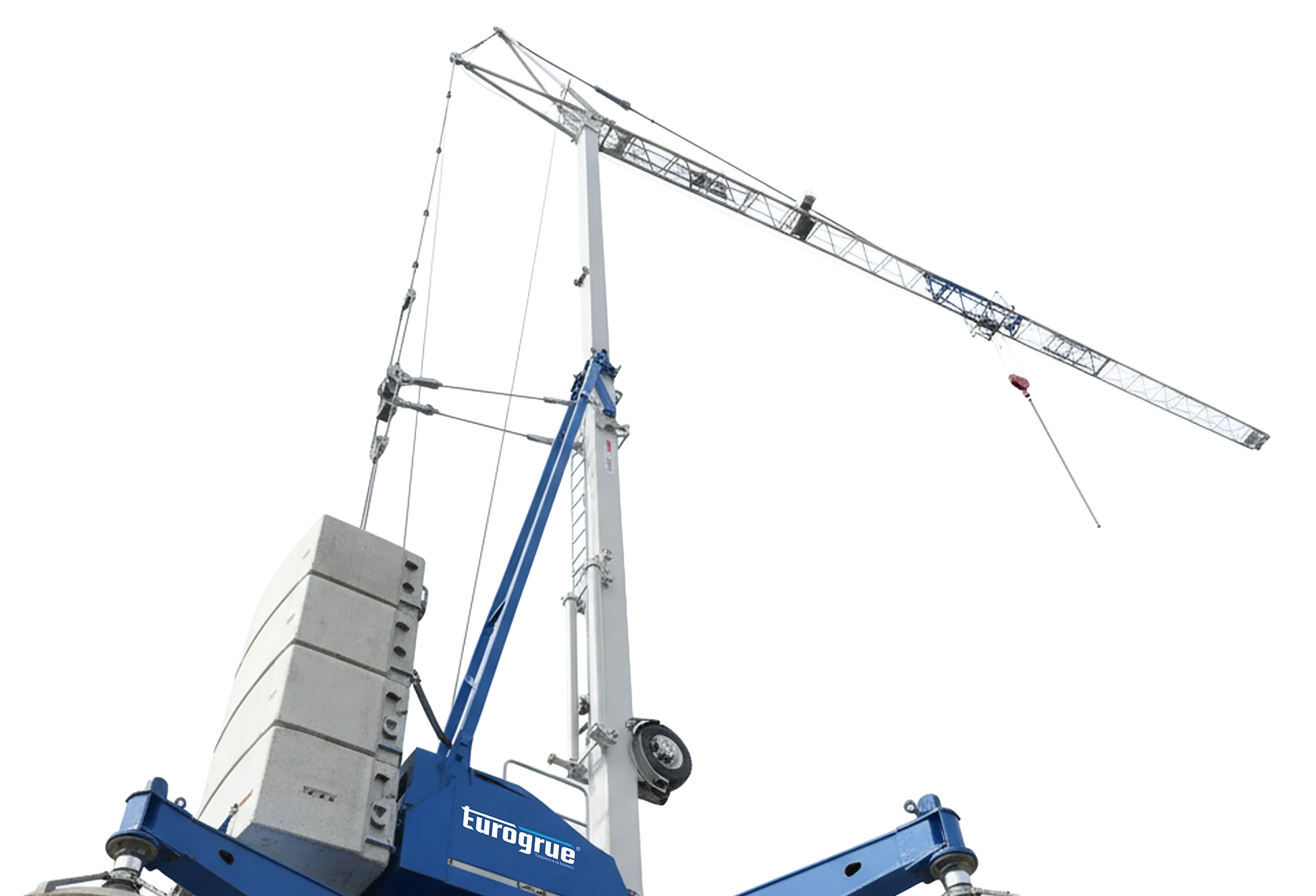 Grue 828 RBI pour chantier à Pontarlier